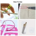 thumbnail image 2 of Amdohai R-ainbow Embroidery F-loss 50 Colors Set Hand C-ross Stitch Kit for Crafting String Present Gift Sewing Portable, 2 of 7