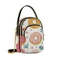 thumbnail image 7 of FORMRS Crossbody Bag for Women Shoulder Cell Phone Purse with Zipper, Pink Donut, 7 of 7