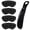Black + Shoe Horn, variant on Skyfoot 2 Pairs Heel Grips Liner Cushions with Shoe Horn, Heel Filler Pads for Loose Shoes, Shoe Too Big, Improved Shoe Comfort and Fit, Heel Protector to Prevent Heel Blister