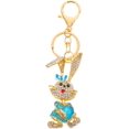 thumbnail image 2 of SURJDE 2pcs Bunny Keychain Key Rings for Car Keys Purse Key Chain for Wallet Baby Pendant Rhinestones, 2 of 7