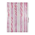 thumbnail image 2 of Candy Canes Pattern Door Panels 25x72in Breathable Mesh Privacy UV Blocking with Tie Back, 2 of 10