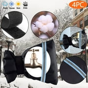 Reusable Faucet Cover with Reflective Tape for Winter Outdoor Tool Accessories