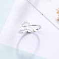thumbnail image 4 of EGNMCR Bagues Musique Bagues Ouvertes Notes Brillantes Bagues de Doigt pour Femmes Ou Filles Bague Amoureux, 4 of 8