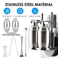 thumbnail image 6 of Electric Boba Tea Shaker Machine, Dual-Cup 750ml Stainless Steel Automatic Mixer with 0-180s Timer & 400 RPM, for Milk Tea, Cocktails and Juice Preparation, 6 of 7