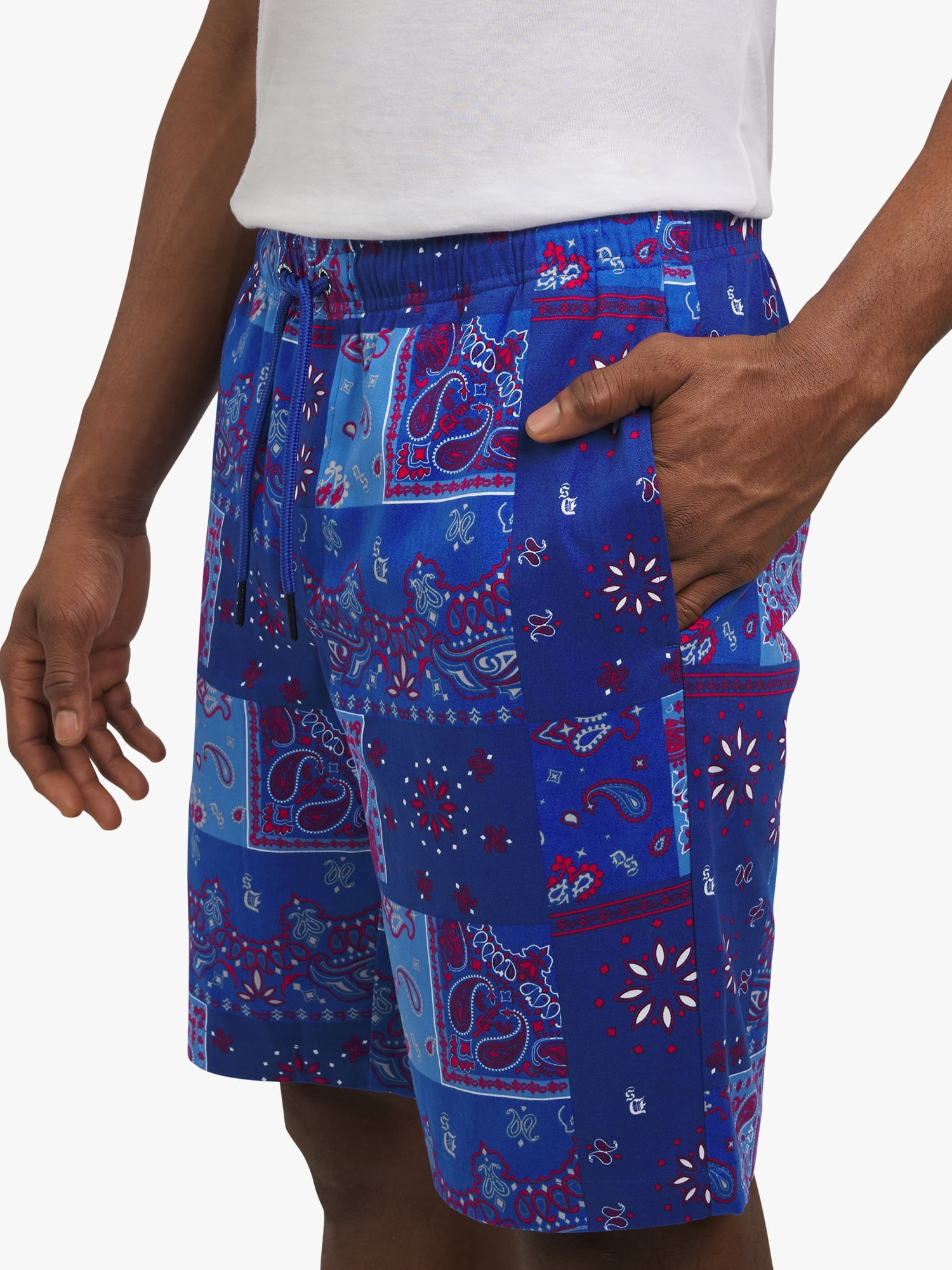 Dogg Supply by Snoop Dogg Paisley Print Shorts, Men's Sizes XS - 3XL