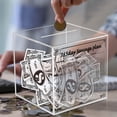 thumbnail image 1 of Xihbxyly Ofertas Relámpago de Hoy Prime Por Hora Tarro de Ahorro Transparente con Depósito Diario para La Gestión de Las Finanzas Personales Banco de Ahorro de Dinero 365 Días Banco de Monedas, 1 of 6