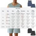 thumbnail image 3 of IROINNID Men's Sleeveless Henley Tank Top and Shorts Set with Button Placket Elastic Waist and Pockets Relaxed Casual Summer Lounge Wear, 3 of 6