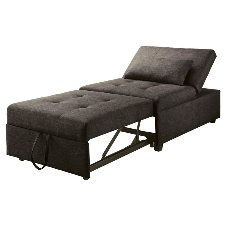 Furniture of America Betty Convertible Bed Ottoman Walmart