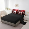 thumbnail image 3 of YST Sports Theme 7-Piece Comforter Set, Red Neon Honeycomb, Full, 3 of 4