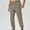 24#Khaki, variant on lkfuzj Men's All Season Elastic Waist Joggers | Nylon Spandex Ankle Binding Pants for Outdoor Workout Casual