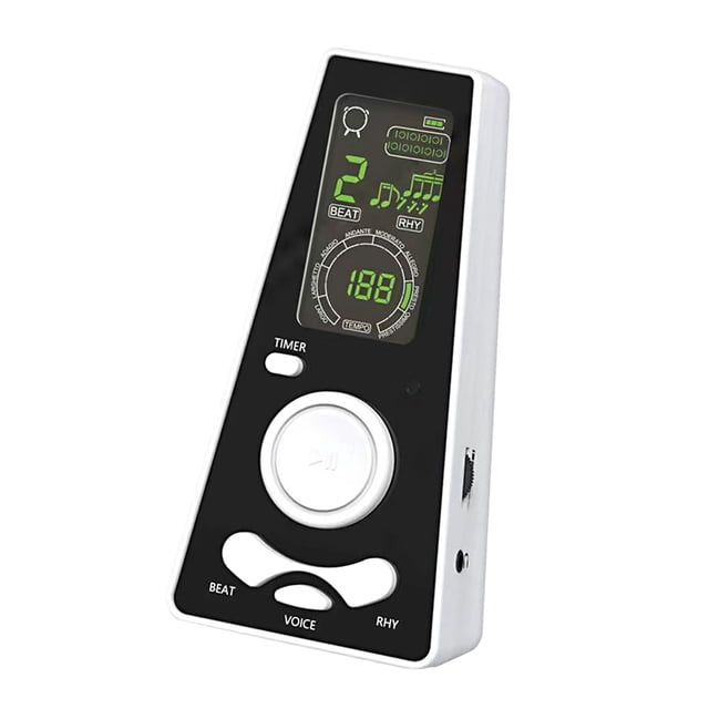 Electronic Metronome Volume Beat Speed Control Reading Display Timer Usb Powered Metronome for Guitar Drum Instrument