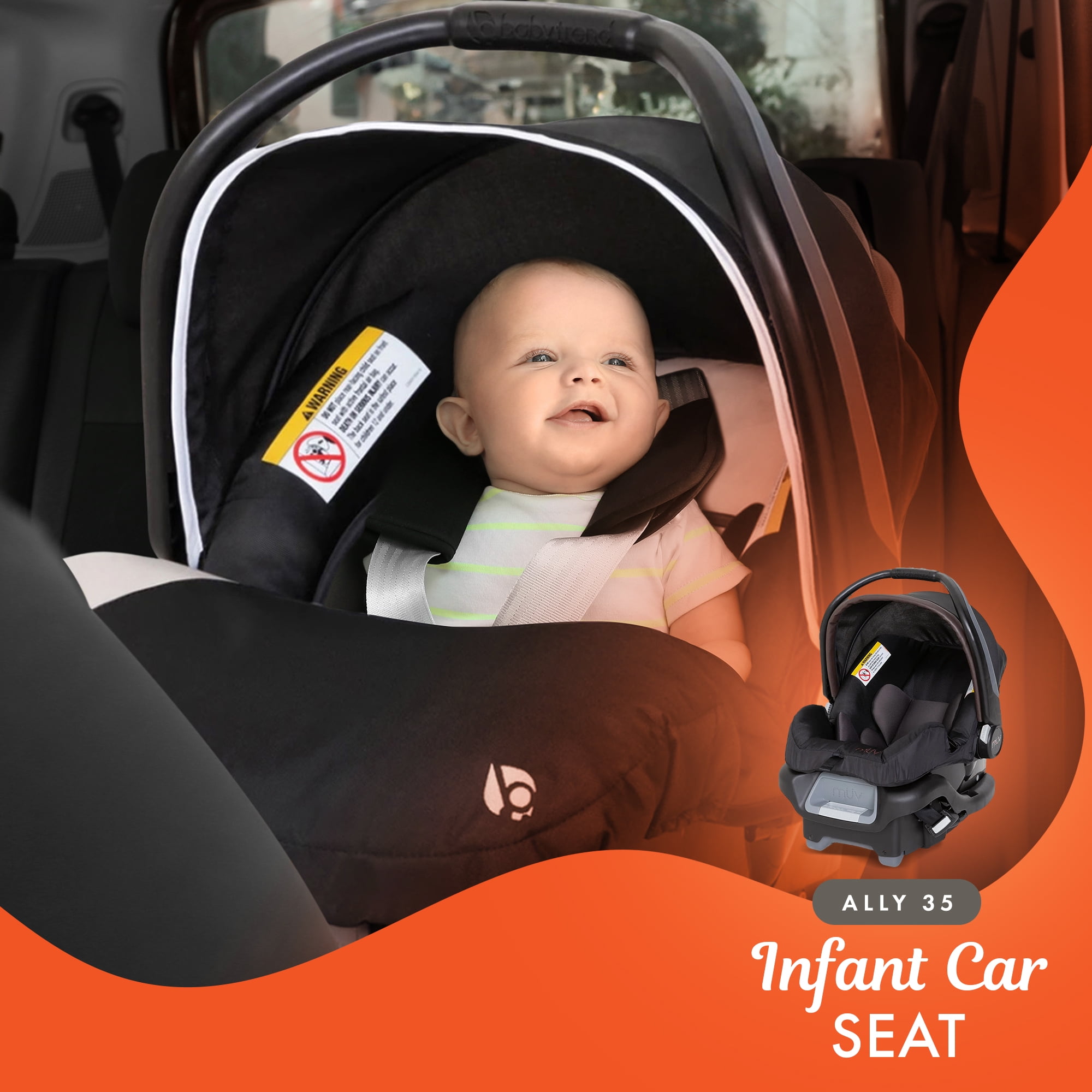 Baby Trend Infant Stroller with Car Seat, Tango Pro & Ally 35, Brown, Travel System