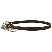 Martingale Genuine Leather Dog Collar Choker Medium to Large 16"-19" Neck, Pitbull, Amstaff, Boxer