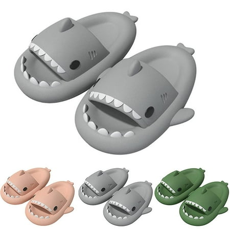 mens shark slippers