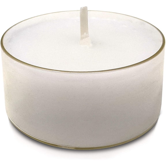 Hyoola, 4 Hour Natural Unscented Organic Tealight Candles - Vegan Tea Lights (60 Pack)