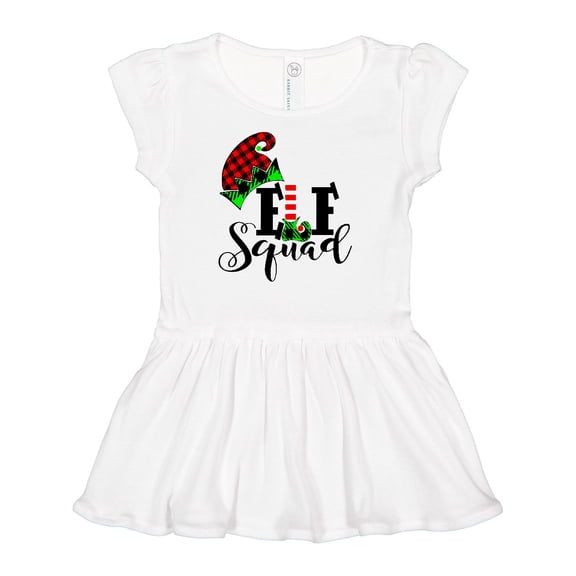 Inktastic Cute Elf Squad Girls Baby Dress