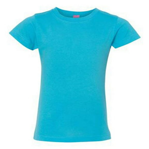 LAT Girl's Short Sleeve Fine Jersey Tee