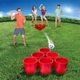 thumbnail image 2 of Banzai Toss Like A Boss Outdoor Giant Pong Lawn Game with Drawstring Bag, 2 of 9