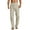 1_Beige, variant on YOTMKGDO Mens Pants Casual, Pantalones De Hombre, Male Casual Solid Pant Short Full Length Straight Pant Short Drawstring Pocket Pant Trousers, Beige L