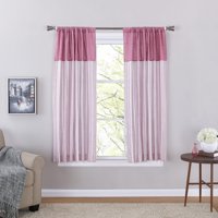 Better Homes & Gardens Dobby Colorblock Single Window Panel