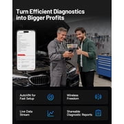 Topscan Master OBD2 Scanner Bluetooth, 2026 Wireless Bidirectional Scan Tool, All System Diagnostic Tool for iOS & Android, 30+ Resets, FCA AutoAuth, CAN-FD/DoIP, Upgraded Version of TopScan