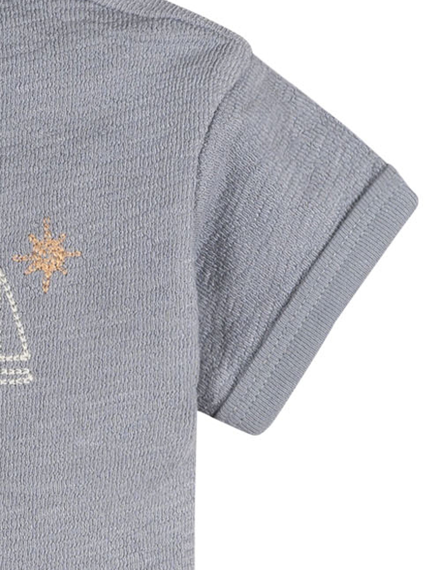 Modern Moment by Gerber Baby Boy Organic Short Sleeve Top, Sizes 0/3 Months - 24 Months