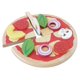 thumbnail image 1 of Le Toy Van - Comida de juguete de madera para niños | Juego de juguetes de madera para pizza Honeybake | Accesorios de cocina de juguete jugar comida juego de rol de juguete (TV279), 1 of 1