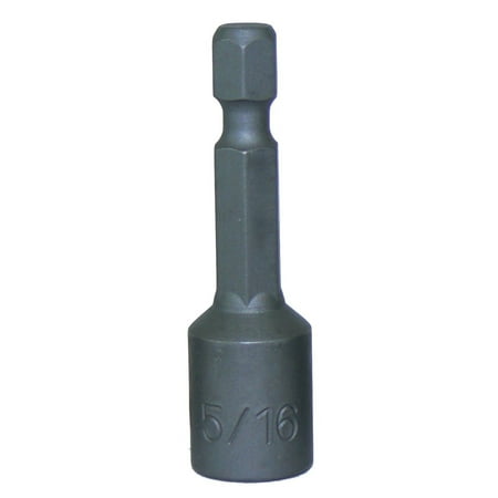 5/16-Inch Magnetic Hex Head Driver Bit w/Quick Change Shank - Used for Installing Screws, Nuts, Bolts, etc. - Commonly Used for Metal Roofing (Best Way To Install Metal Roofing)