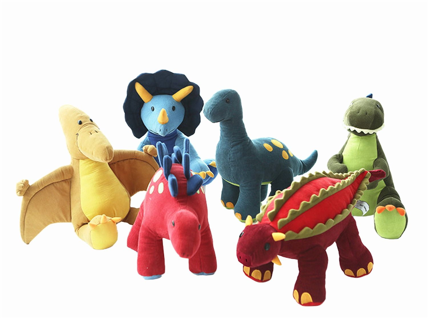 Super Cute Dinosaur Plush Toys: Soft, Colorful & Adorable Stuffed Dinosaurs for Kids, Dino Fans & Great as Gifts