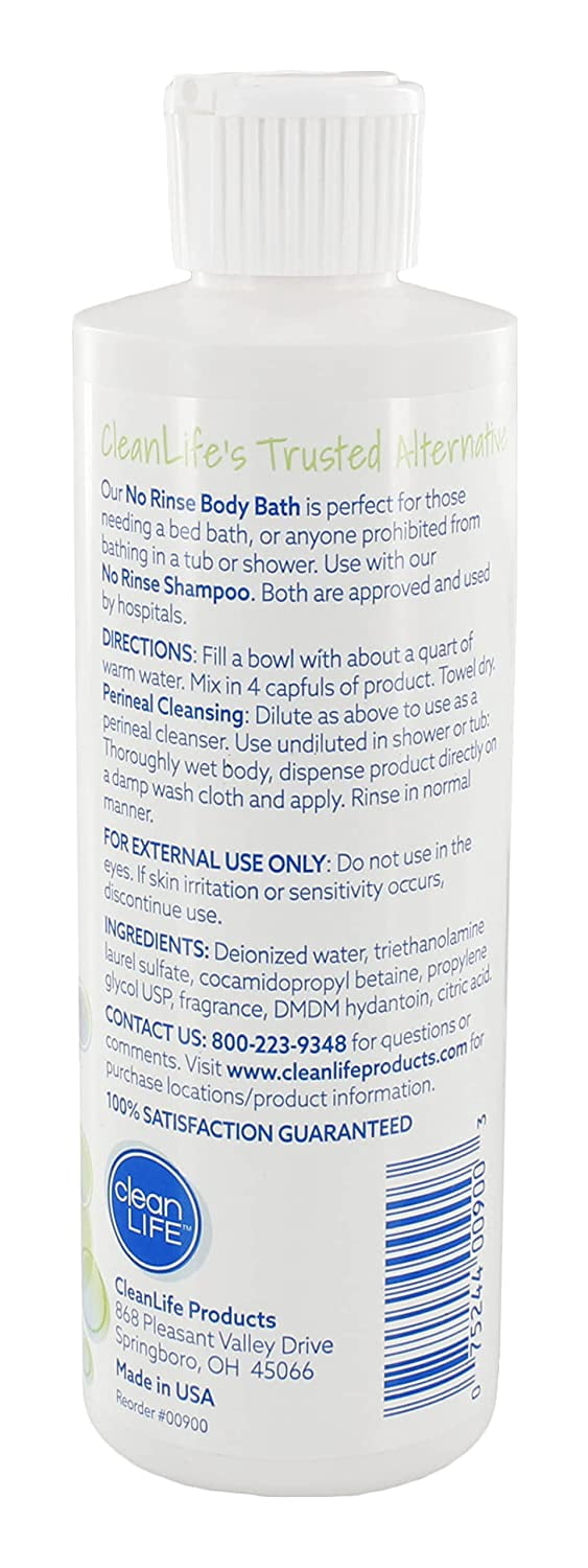 No Rinse Body Bath 8 oz. (Pack of 6)