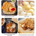 thumbnail image 4 of Air Fryer Parchment Paper Liners, 9 in Large 100 Sheet, Wood Color, 4 of 7