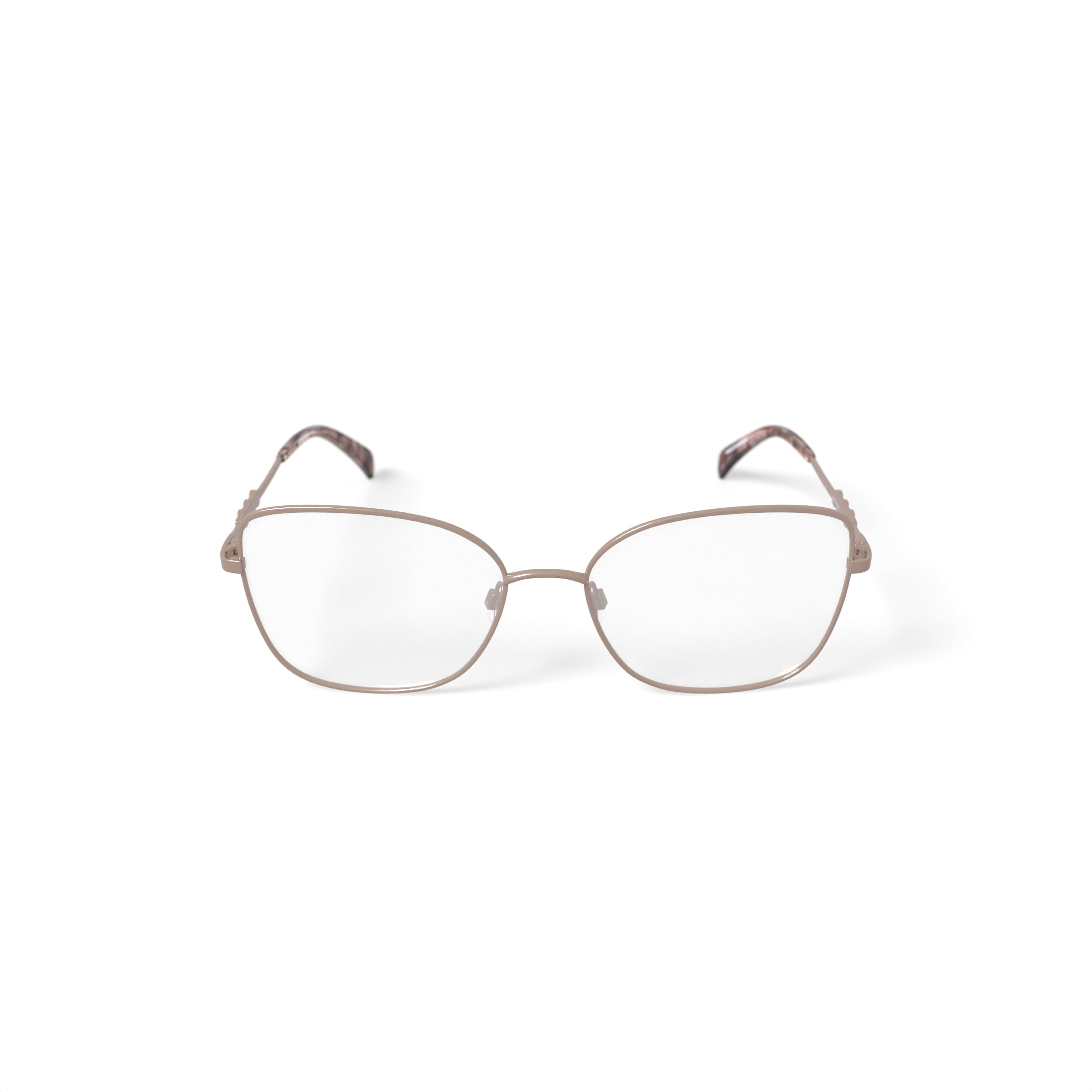 Walmart Women's MC012 Tori Cat Eye Prescription Eyeglasses with Case, Rose Gold
