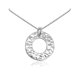 thumbnail image 1 of Hammered Circle Necklace for Women, Eternal Bond Sterling Silver Hammered Circle Eternity Necklace, Mom Gift Necklace, Girlfriend Gift, Best Friend Gi, 1 of 5