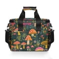 thumbnail image 7 of FORMRS Insulated Cooler Bag 24 Cans Capacity Soft Leakproof Lunch Box with Side Pockets, Orange Mushroom, 7 of 7