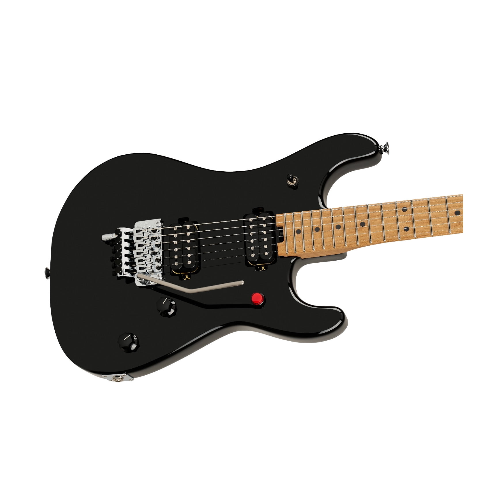 EVH 5150 Series Deluxe 6-String Electric Guitar with Baked Maple Fingerboard and Basswood Body (Black)