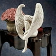 thumbnail image 3 of Creative White Resin Redemption Angel Statue,Tabletop Ornament, Hand-Carved Angel Sculpture Used for Garden Home Decoration, 3 of 6
