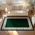 thumbnail image 2 of Milliken Signature Area Rug SYMPHONY EMERALD SOLID Symphony Emerald Solid 3' 10" x  5' 4" Oval, 2 of 5