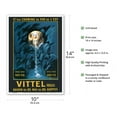 thumbnail image 2 of Vittel French Spa - Spring Water from The Vosges Mountain Ranges of France - Vintage Railroad Travel Poster by Leonetto Cappiello c.1912 - Master Art Print 10in x 14in, 2 of 4