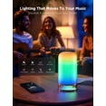thumbnail image 5 of RGBIC Smart Table Lamp 2, Touch Bedside Small Table Lamp Compatible with SmartThings, Matter, Alexa, Desk Lamp with 64 Scene Modes, Nightstand Lamp for Bedroom Living Room Night Light(Corded), 5 of 5