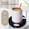 thumbnail image 2 of Smart Coffee Mug Warmers 10W Fast Heating-Black, 2 of 5