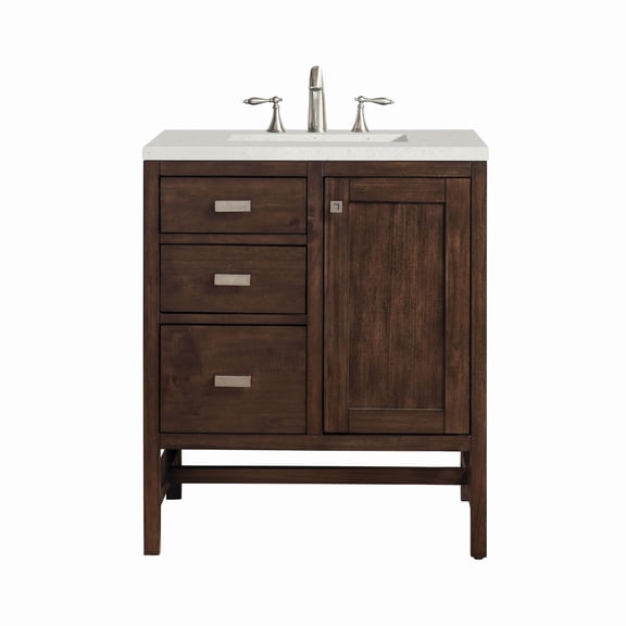 James Martin Vanities E444-V30-3Ldl Addison 30" Single Basin Wood Vanity Set - Mid-Century