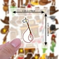 thumbnail image 6 of 35pcs-50pcs Rustic Stickers Cowboy Kids Stickers Decals Hat Stickers Wild West Stickers for Laptops Suitcases Fridge, 6 of 9