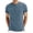 02-Vg-Blue, variant on Mens Fashion Casual Front Placket Basic Short Sleeve Henley T-Shirts