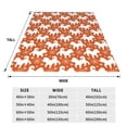 thumbnail image 3 of Pofeuu Christmas Snowflake Dog Print Ultra-Soft Micro Fleece Blanket,for Bed Or Sofa,All Season Throw Blankets Flannel Blanket-40"x30", 3 of 7