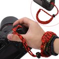 thumbnail image 4 of Ejoyous Camera Wrist Strap Hand Grip Outdoor Adjustable Paracord Lanyard Red Black, Camera Wrist Strap, Camera Strap, 4 of 7