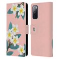 thumbnail image 1 of Head Case Designs Watercolour Flowers 2 Plumeria Leather Book Wallet Case Cover Compatible with Samsung Galaxy S20 FE / 5G, 1 of 6