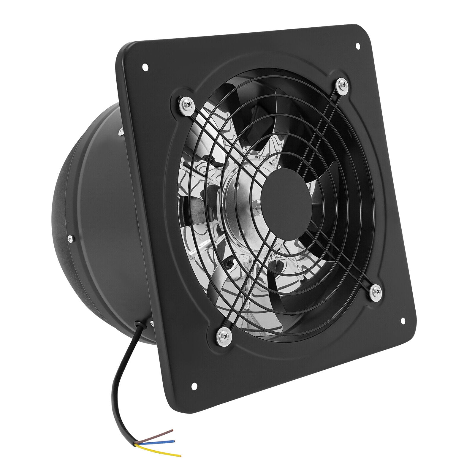 10 Inch Wall Mounted Garage Exhaust Fan, 1000 CFM Wall Exhaust Fan with Backdraft Damper, for Kitchen, Industrial Ventilation, Shop, Chicken Coop