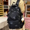 thumbnail image 5 of Casual Daily School Travel Bag Lightweight 15.6 Inch School Backpack with Multi-Pocket Large Capacity for Women Casual (Black), 5 of 8