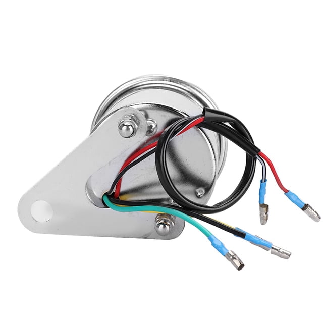Tacómetro de motocicleta, DC 12V Motocicleta universal Pantalla LED Tacómetro electrónico Medidor de tacómetro Calibrador 13000 rpm EOTVIA No