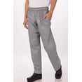 thumbnail image 4 of Chef Works Chef Pants, Checkered Baggy Pants for Men with Elastic Waistband and Pockets, Medium, 4 of 7